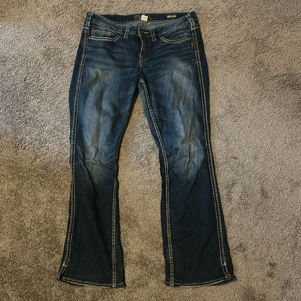 Silver Bootcut Jeans